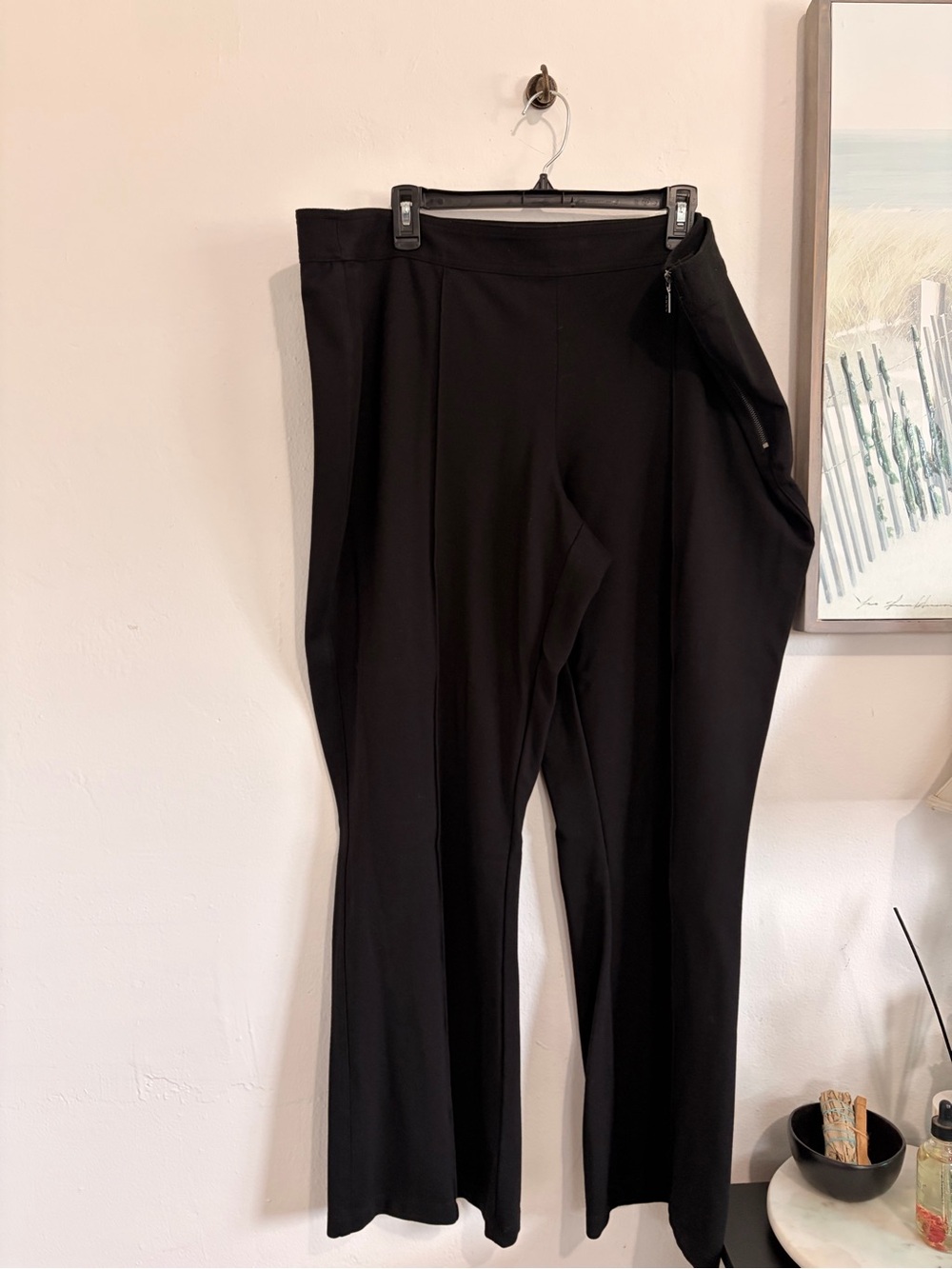 DKNY Black Bootcut Flare Pants